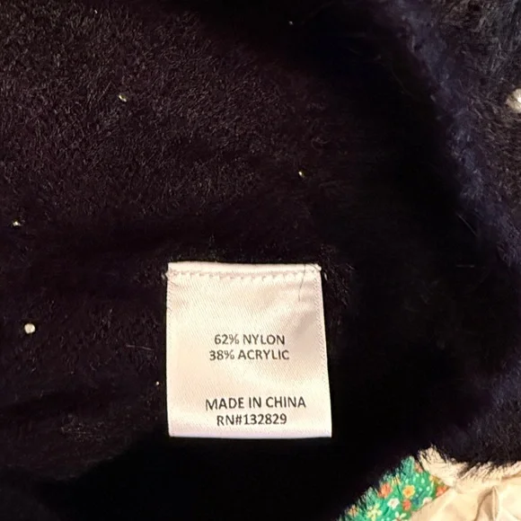 MAJORELLE( REVOLVE ) Black Cardigan Sweater with Pearls SZ XS - Picture 6 of 7